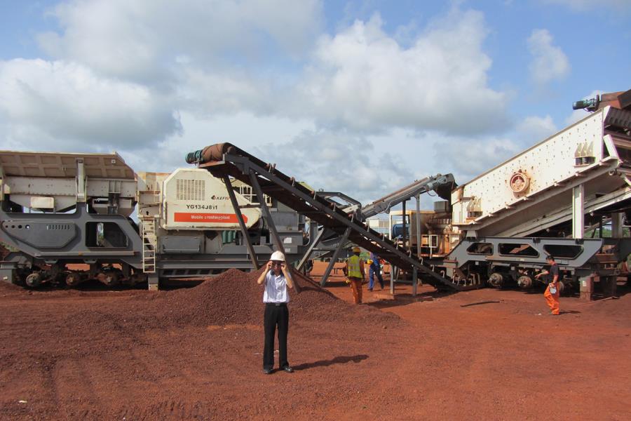 K series mobile crushing plant 72 changes into the Monkey King